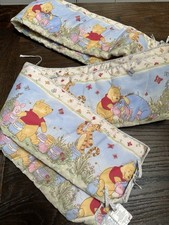 Vintage Winnie the Pooh Eeyore Tigger Comforter Baby Crib Padding 90s