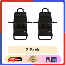 SafeFit 2-in-1 Car Backseat and Stroller Organizer 2 Pack Black