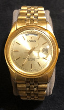 Vintage Rare Lorus V544-8A50 Presidential Day Date Quartz Men s Wristwatch