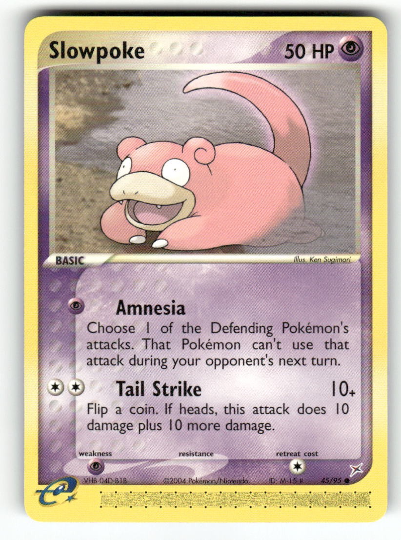 Slowpoke 45/95 - C Team Magma vs Team Aqua Pokemon NM