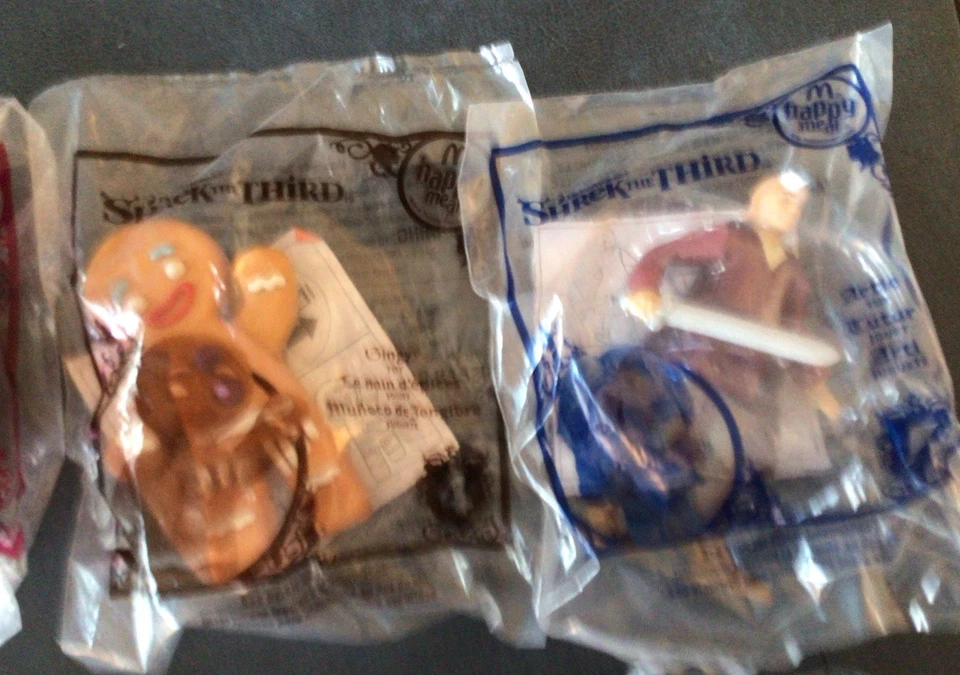 McDonald’s Shrek the Third 2007 juego completo de 10 nuevos en paquetes Foto 3 de 4