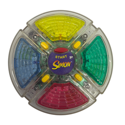 #ad Hasbro Simon Electronic Memory Game Clear Translucent Tested Working $14.99