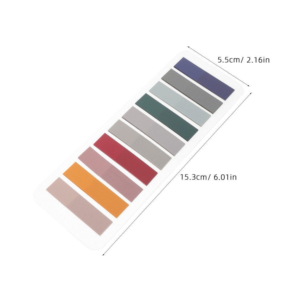  10Pcs Sticky Index Tab Writable: Colorful Sticky Tabs for Notebooks Page