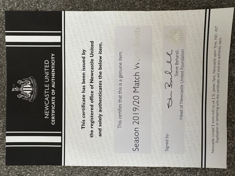 Jonjo Shelvey Signed Match Worn Boots In Display Case - Image 2 of 4