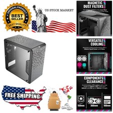 MasterBox Q300L Micro-ATX Tower with Magnetic Design Dust Filter, Transparent...
