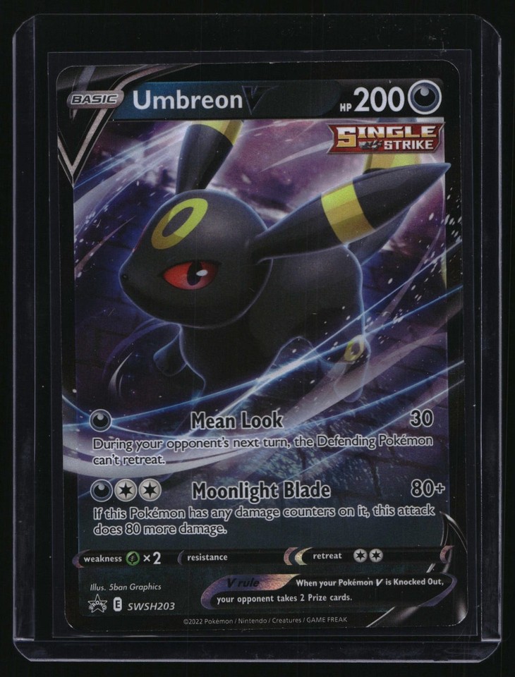SWSH: Sword & Shield Promo Cards Umbreon V #SWSH203 SWSH: Sword & Shield Promo Cards Umbreon V #SWSH203