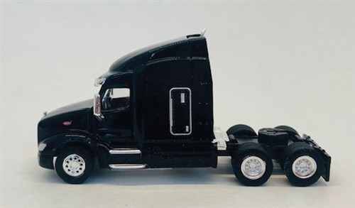 Tractor Herpa 410544 HO negro Peterbilt 579 3 ejes cabina para dormir solamente (paquete de 2) | Zustand: New