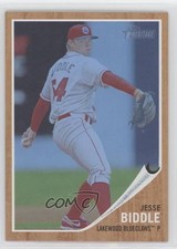 2011 Topps Heritage Minor League Edition Blue Tint 188/620 Jesse Biddle #65 0ei4
