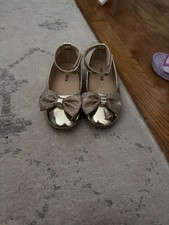 Toddler Girls Gold Ballet Flats Size 9