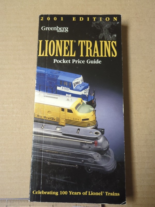 Lionel Model Trains Pocket Greenberg Guide 2001 Edition Used PB Kalmbach Books 