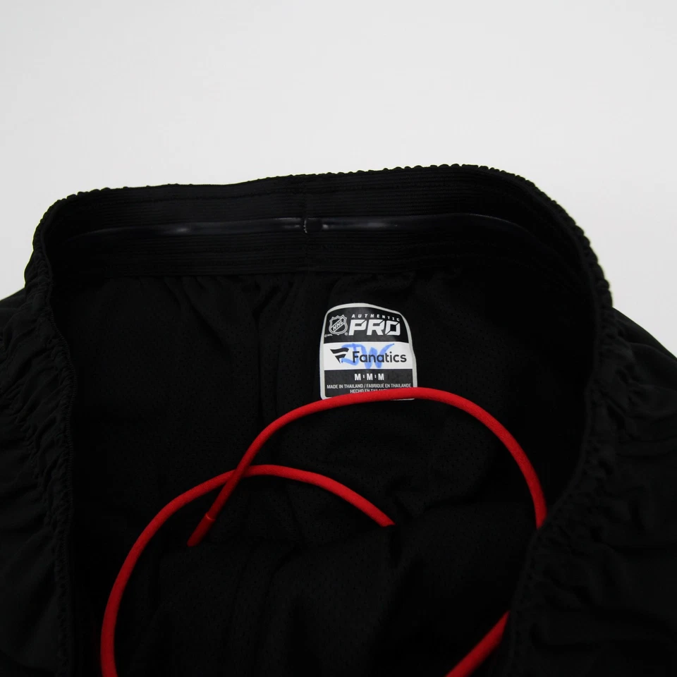 Pantalones deportivos Chicago Blackhawks Fanatics para hombre negros usados Foto 2 de 4