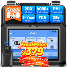 XTOOL D7W V2.0 Wireless Auto Full System Diag...