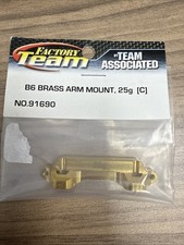 ASC91690 B6 Brass Arm Mount, 25g C Factory Team Associated NEW