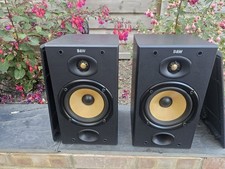 B&W DM601 Black Bookshelf Speaker 100W Bowers and Wilkins