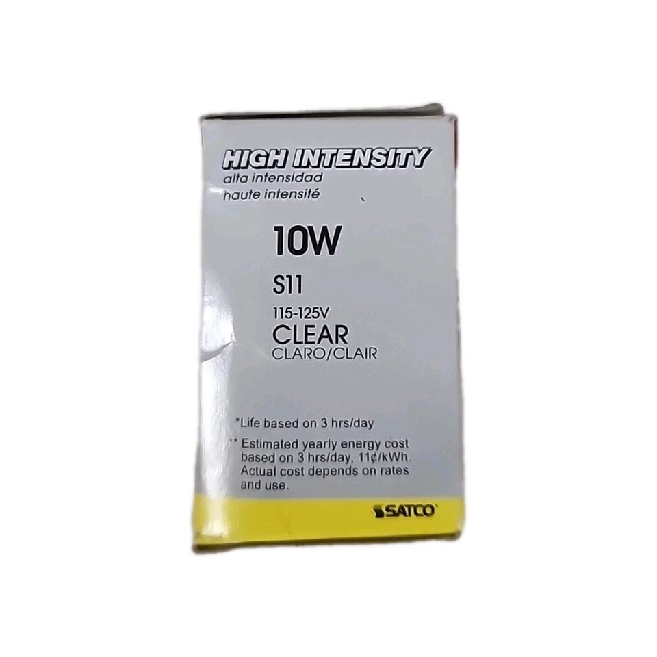 19 Satco 10S11/N - S3621 10W High Intensity Display Sign Medium Base 1500 Hours - Image 3 of 4