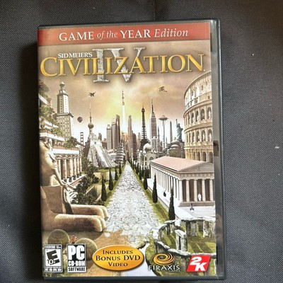 Sid Meier's Civilization IV PC 2005 Game of the Year Ed. Complete + BOOKLET