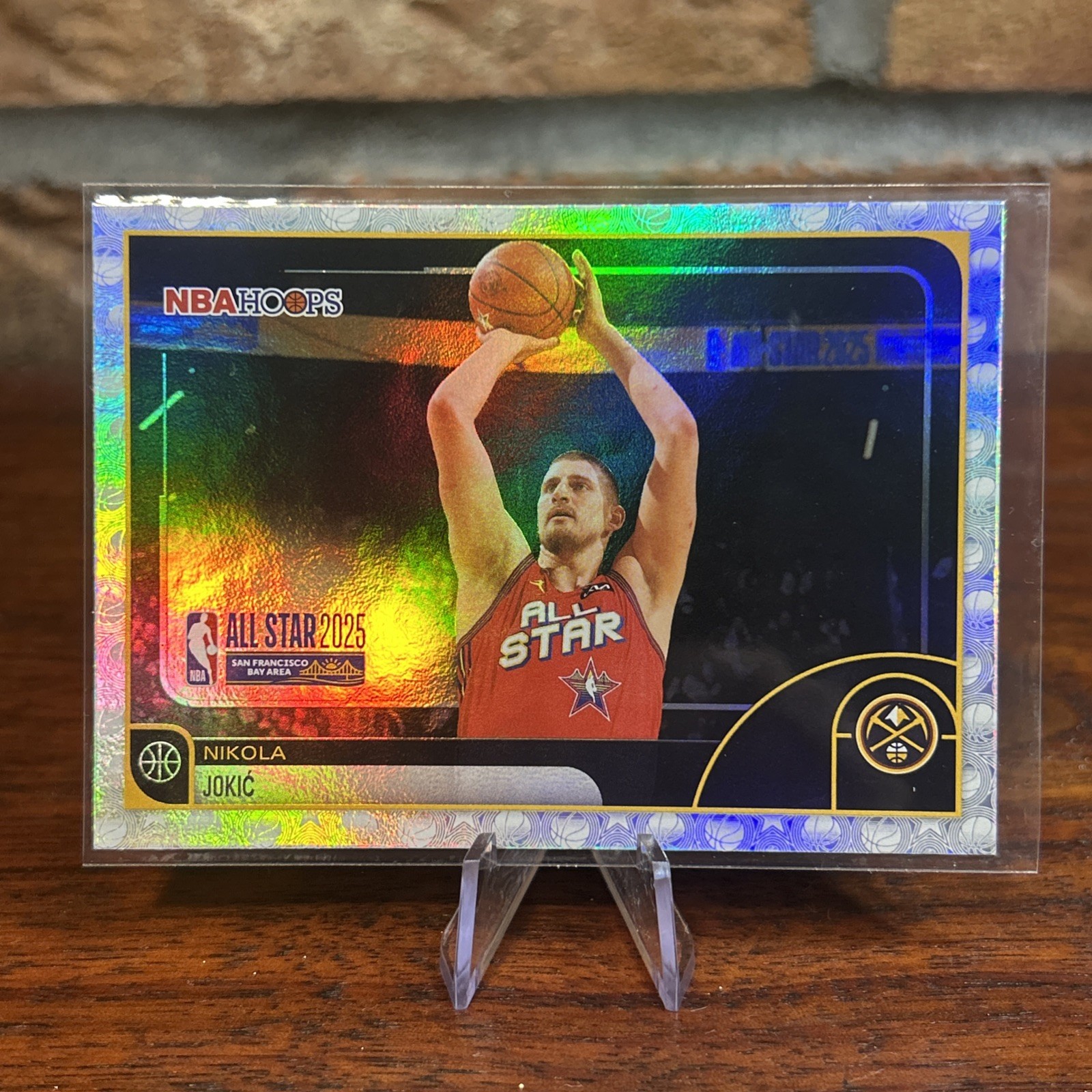 Topps NBA Hoops 2025-26 Nikola Jokic All-Star  #290 Basketball Border Refractor