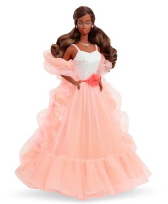 Barbie Signature Peaches 'n Cream Barbie Doll, Brown Hair JLK87