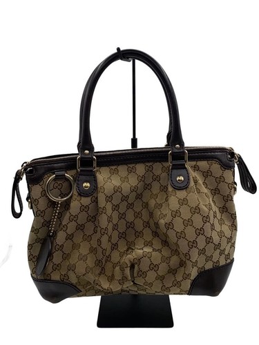 GUCCI Handbag Diamante Suki Canvas CML Total Pattern 247902 502752 Used