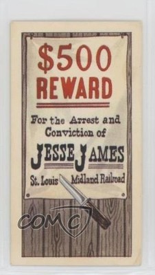 1963 United Dairies The West Tea Jesse James #10 11bd