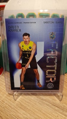 2024-25 Hoops Champions Premier Edition David Kramer X Factor Holo