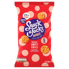 Snack a Jacks Sweet Chilli Multipack Rice Cakes Crisps 5 x 19g