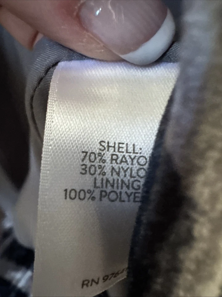 PRECIOSA CHAQUETA J Jill terciopelo triturado puro Shibori frente abierto talla pequeña grande Foto 4 de 4