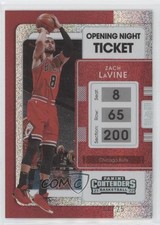 2021-22 Panini Contenders FOTL Opening Night Ticket 11/25 Zach LaVine #46 0w1k