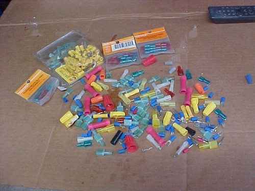 Car Wire Assorted Insulated Electrical Terminals Connectors Crimp LOT