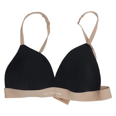 On That Ass, Bralette, Größe: M, Winny, Schwarz/Beige, Elasthan/Polyamid #jFB