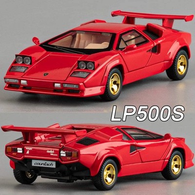 1:32 Lambor Countach LP500S LBWK Toys Models Cars Alloy Druckguss Türen geöffnet min