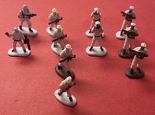 VTG: 1990s Micro Machines Military Figure Lot - 11 White Navy Troops 