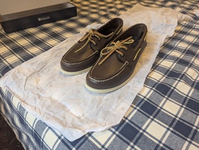 Sperry Authentic Original Leather Boat Shoe, Men s Size 10, Brown