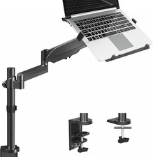 VIVO Universal Adjustable 10 to 15.6 Inch Laptop Mount for Desk, Single Tension
