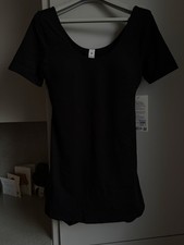 Lululemon Align short-sleeve black dress B/C cups/slim fit/US8 UK12