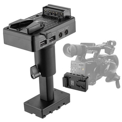 FOMITO BP-U90 U96 BP-U60 U30 Battery to V-Mount Plate Power Converter Adjustable