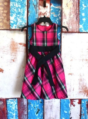 Youth Girls OshKosh B'Gosh Party Sleeveless Dress Fully Lined SIZE 5 Multicolor