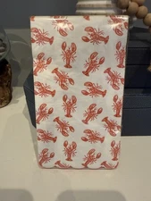 My Mind’s Eye Lobster Pattern Paper Dinner Napkins (Pack of 32) 4.25” x 8.5”