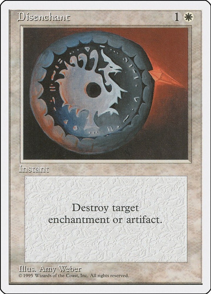 Disenchant #22 (MP) Fourth Edition (4ED) MTG