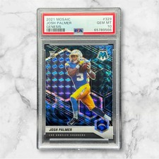 Josh Palmer 2021 Mosaic Genesis Rookie RC SSP PSA GEM 10 BUFFALO BILLS