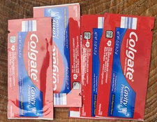20 Colgate Cavity Protection Toothpaste Packet Sachet 0.15 Oz Travel Size