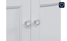 Bouton d'armoire chromé poli tiroir tire quincaillerie vanité TH 176