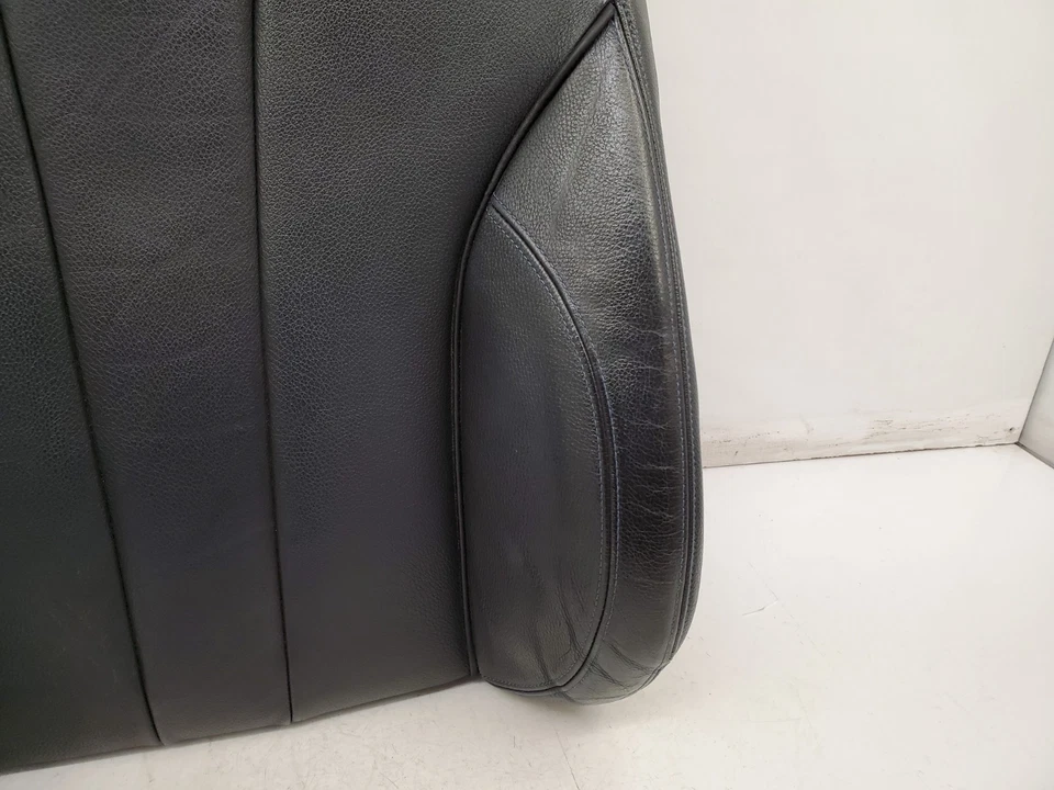 ✅ 14-20 OEM BMW F33 Front Driver Seat Upper Cushion Leather Black w/ Blue Stich - Image 3 of 4