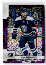 2017-18 O-Pee-Chee Platinum - Nick Foligno #44 Violet Pixels