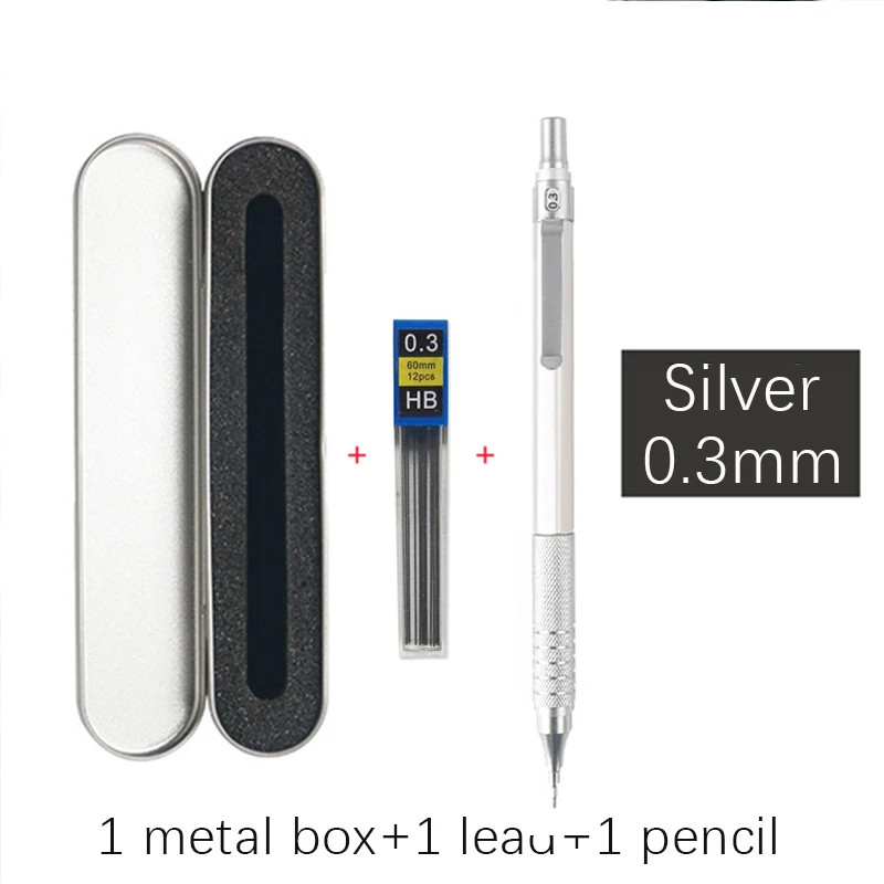 S Set With Lead Refills Drafting Automatic Pencil