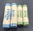 1776-2026 P&D Semi Q Dime And Nickle Set Sealed Rolls 2-Dimes & 2-nickles BU