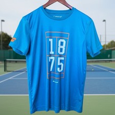Babolat Play TShirt Adult Large Aqua Blue 1875 Forever Young Tennis Pickle Ball