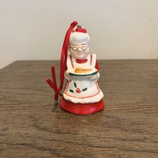 BLUE SKY Mrs Claus Ceramic Christmas Ornament Figurine 4