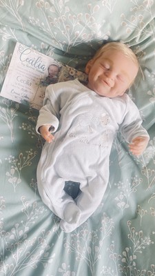 Reborn Baby Puppe ''Cecilia'' von Bonnie Sieben (Realistisches Rebornbaby)