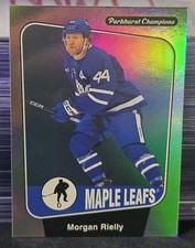 24-25 Parkhurst Champions Morgan Reilly 🌈🌈🌈 Rainbow Foil Board Variant